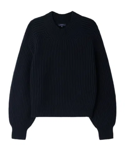 Soeur Flamand Ribbed-knit Jumper In Blue