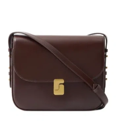 Soeur Flap Shoulder Bag In Black