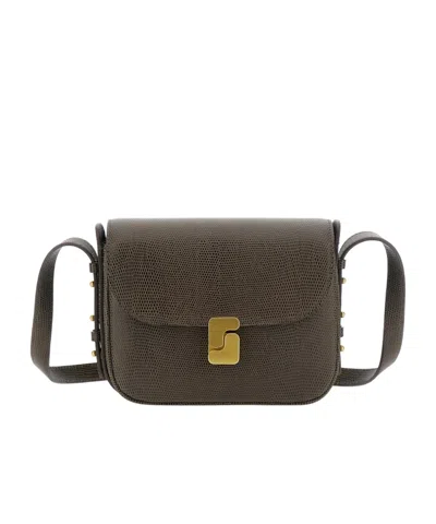 Soeur Flap Shoulder Bag In Black