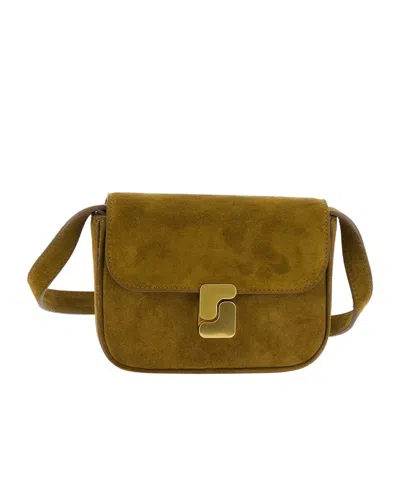 Soeur Flap Shoulder Bag In Brown