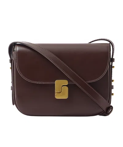 Soeur Flap Shoulder Bag In Brown