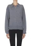 Soeur Fleming Polo Style Pullover In Gray