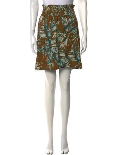 Pre-owned Soeur Floral Print Mini Skirt W/ Tags In Multi