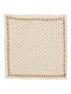 Soeur Floral-print Twill Scarf In Neutral