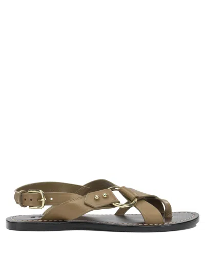 Soeur "florence" Low Sandals In Brown