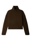 Soeur Flynn Ribbed Roll-neck Sweater In Brown