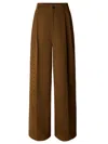 Soeur Frejus Trousers Woman Khaki Bronze In Brown