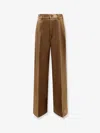 Soeur Frjus Organic Cotton Trousers In Brown