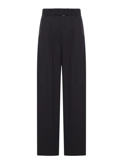 Soeur Gabby Removable-belt Trousers In Black
