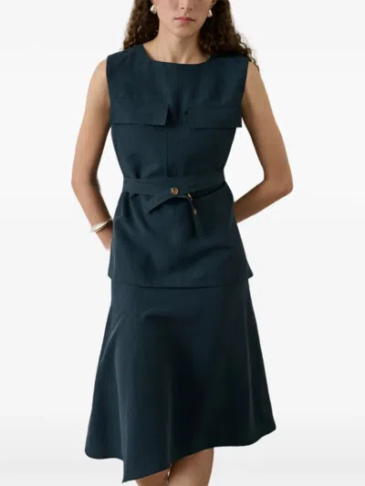 Soeur Gali A-line Skirt In Blue