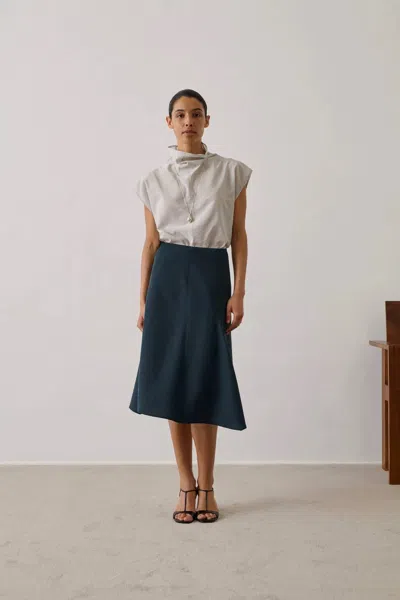 Soeur Gali Skirt In Petrole In Black