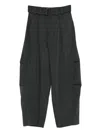 Soeur Gao Pleated-details Trousers In Gray