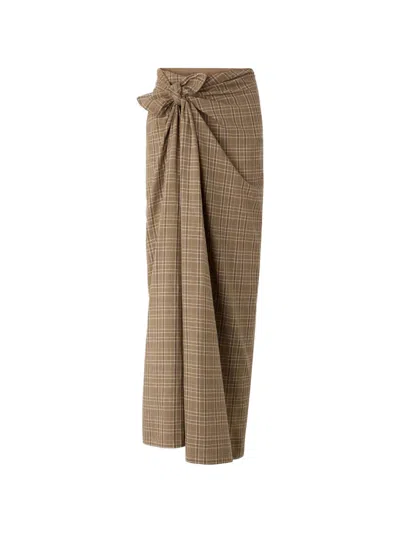 Soeur Goa Asymmetric Skirt In Brown