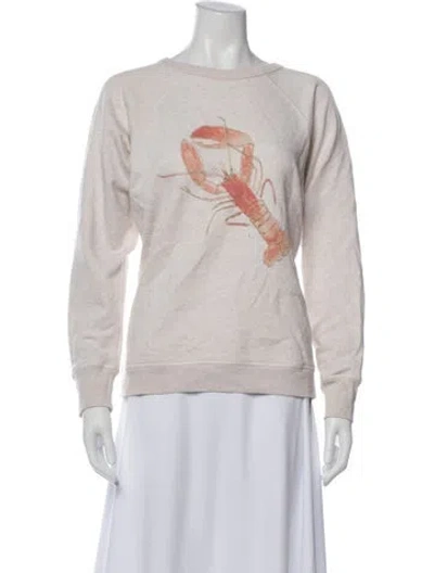 Pre-owned Soeur Graphic Print Crew Neck Sweatshirt In Gray