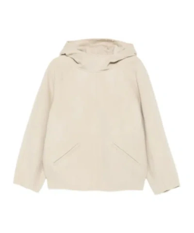 Soeur Gretel Knit Hoodie In Neutral