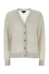 Soeur Grey Nylon Blend Gianna Cardigan In Gray
