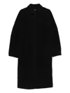 Soeur Womens Blue Simba Drop-shoulder Wool Coat In Blue