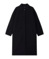Soeur Womens Blue Simba Drop-shoulder Wool Coat In Blue