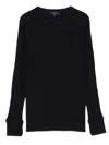 Soeur Gustave Long-sleeve Wool Top In Black