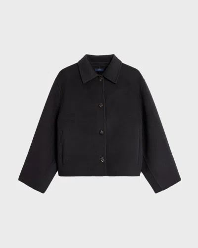 Soeur Gyoda Cropped Coat In Black
