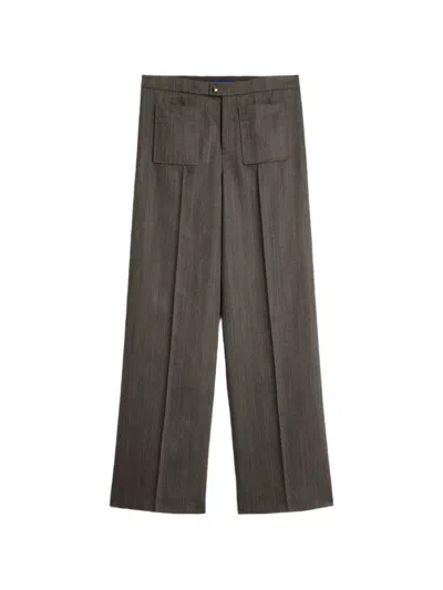 Soeur Harold Patch-pocket Trousers In Brown
