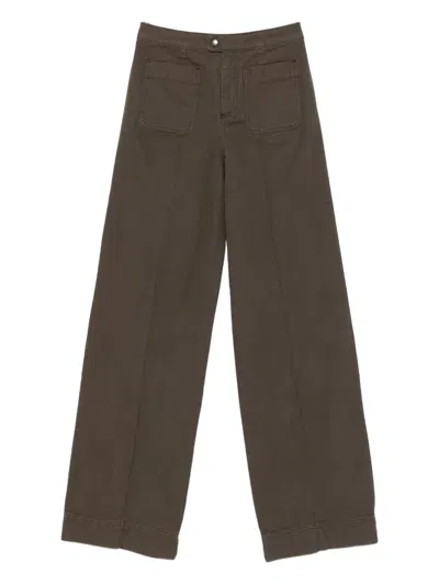 Soeur Harold Pocket-detail Trousers In Brown