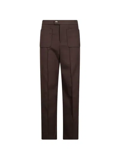 Soeur Harry Patch-pocket Trousers In Brown