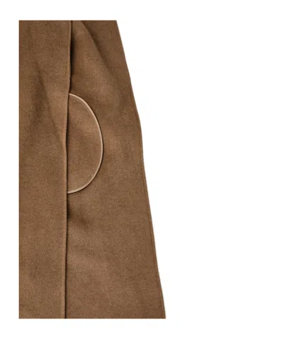 Soeur Harvard Belted Wrap Coat In Brown