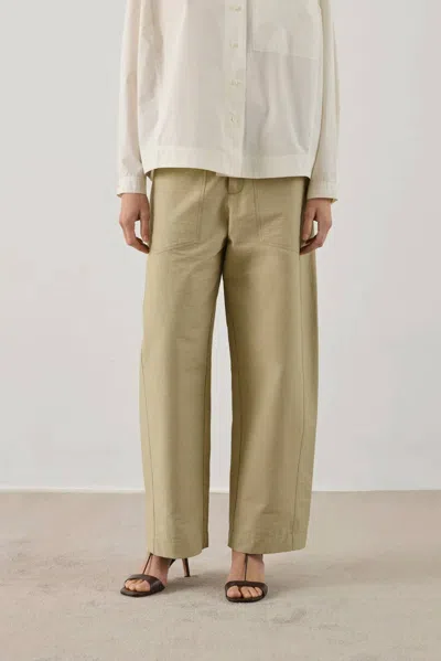 Soeur Hero Pants In Sage In Yellow