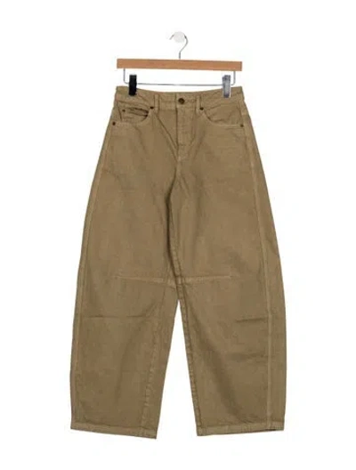 Pre-owned Soeur High-rise Wide Leg Jeans In Neutrals