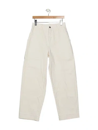 Pre-owned Soeur High-rise Wide Leg Jeans In Neutrals