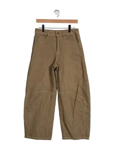 Pre-owned Soeur High-rise Wide Leg Jeans In Neutrals