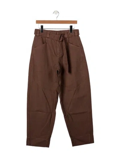 Pre-owned Soeur High-rise Wide Leg Jeans W/ Tags In Brown