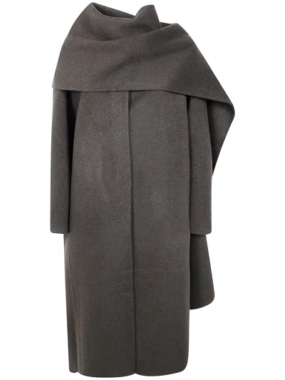 Soeur Hooded Coat "finn" In Gray