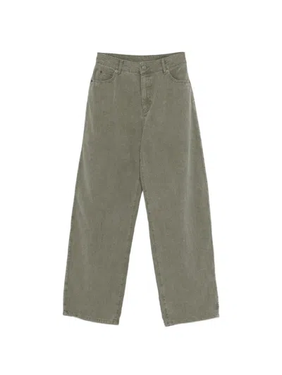 Soeur Hunter Buckle Trousers In Gray
