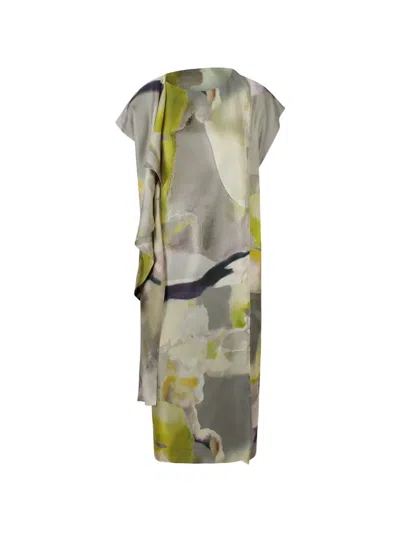 Soeur Iberis Printed Dress In Gray