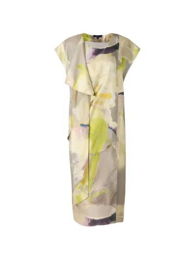 Soeur Iberis Silk-satin Midi Dress In Brown