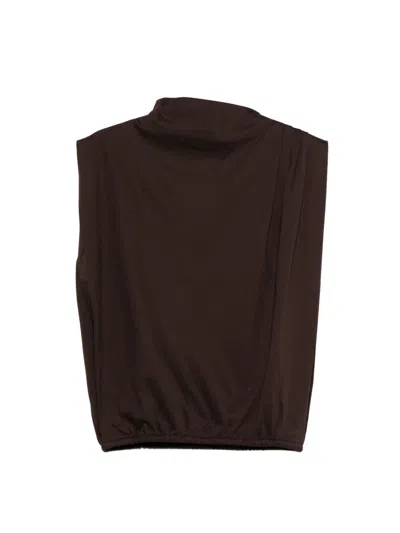 Soeur Idris Top Donna Marrone In Brown