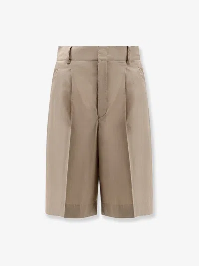 Soeur Imogen Biologic Cotton Bermuda Shorts In Sand