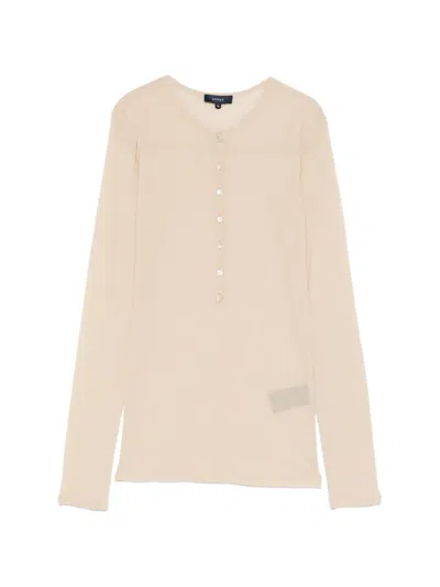 Soeur Isabella Buttoned Long-sleeved Top In Pink