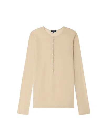 Soeur Isabella T-shirt Woman Ecrù In Neutral