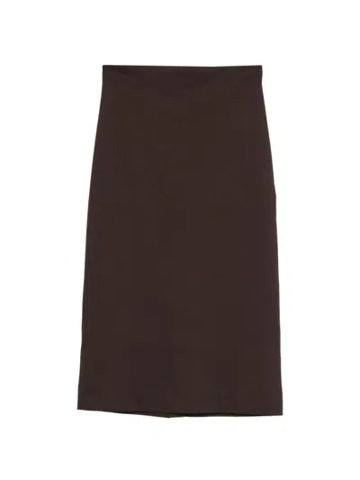 Soeur Isma Cotton Skirt In Brown