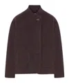 Soeur Patch-pocket Jacket In Brown