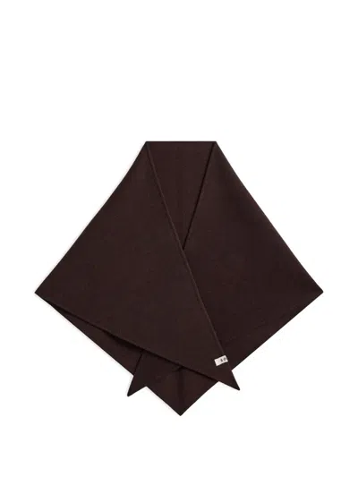 Soeur Jamelia Triangular Scarf In Brown