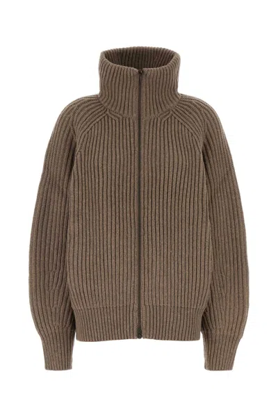Soeur Jasper Merino Wool Cardigan In Beige O Tan