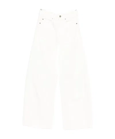 Soeur Gaspard Wide-leg Jeans In White