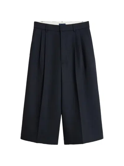 Soeur Jude Pleated Wide-leg Trousers In Blue