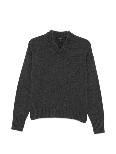 Soeur Julie V-neck Sweater In Gray