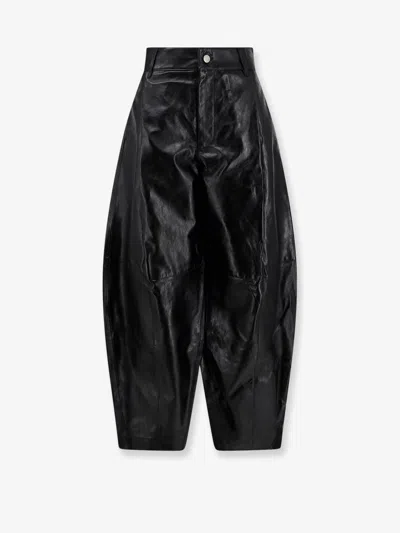 Soeur Julien Leather Trousers In Black