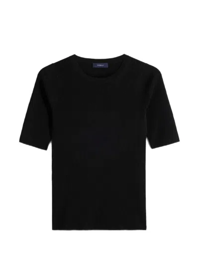 Soeur Gerippter Karina Pullover In Black